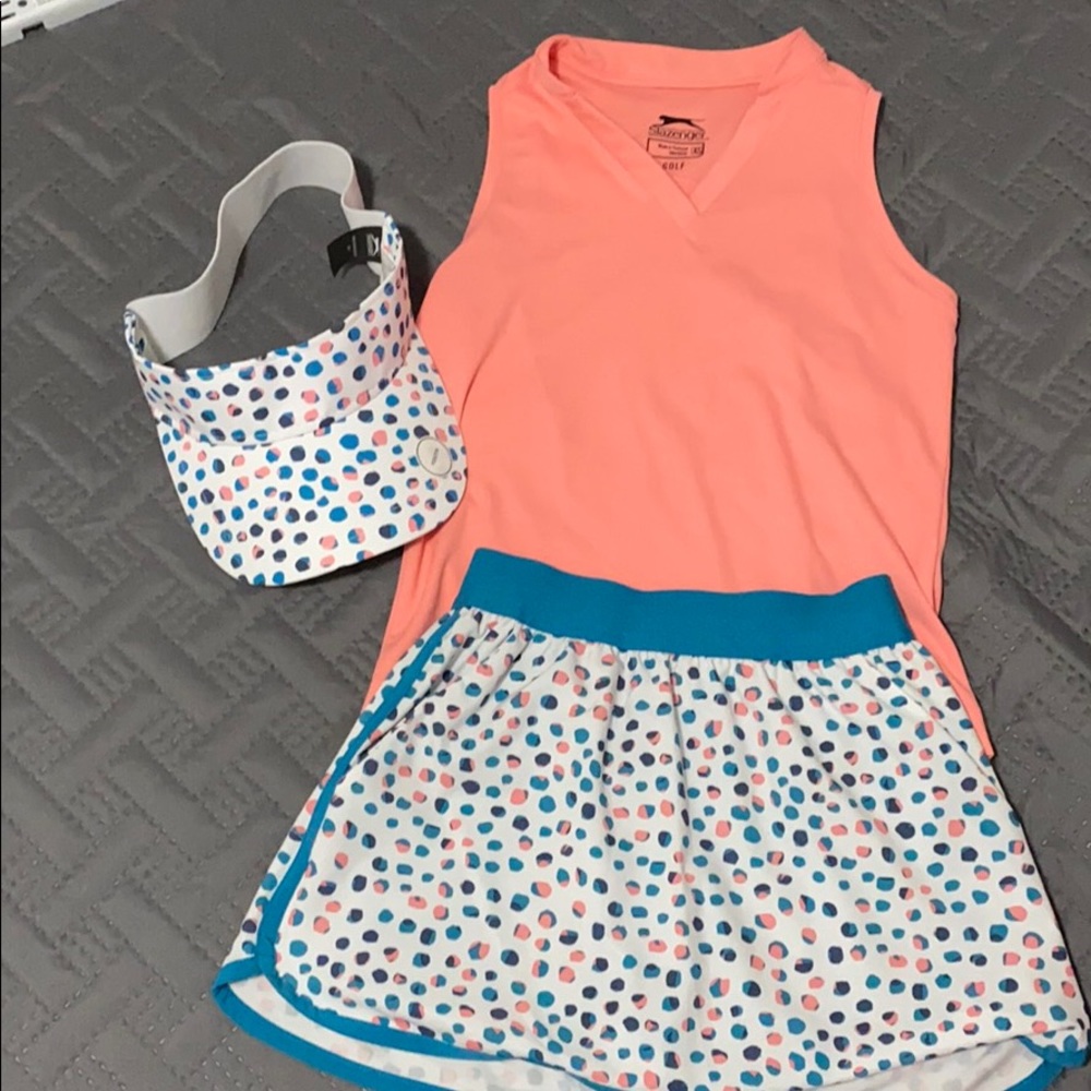 Girls Slazenger golf outfit XS